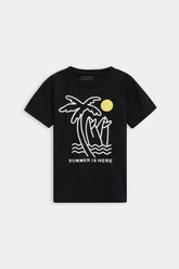 Boys Puff Printed Summer Vibes Tee